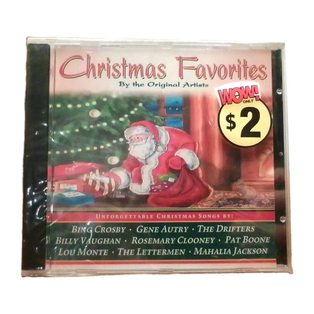 Christmas Favorites By The Original Artists CD Bing Crosby Gene Autry Drifters
